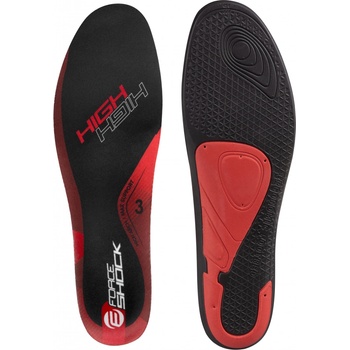 FORCE SHOCK HIGH vložky treter černo-červené