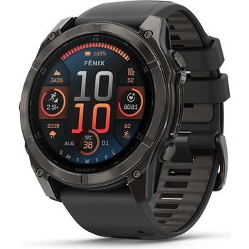 Garmin Fenix 8 AMOLED 51mm Sapphire Carbon Gray Titanium/Black 010-02905-21