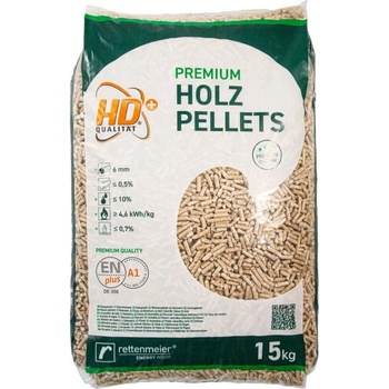 Rettenmeier Energy Wood Premium Dřevěné pelety EN plus A1 15 kg