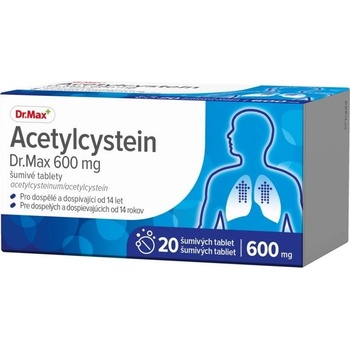 ACETYLCYSTEIN DR.MAX 600MG TBL EFF 20