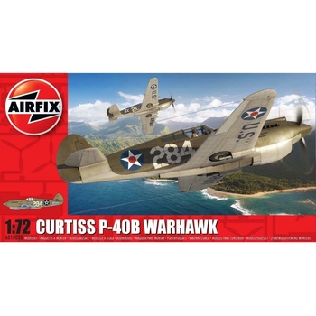 Airfix Classic Kit letadlo A01003B Curtiss P 40B Warhawk 1:72