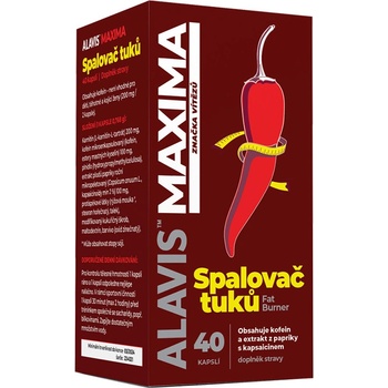 ALAVIS MAXIMA Spalovač tuků 40 kapslí