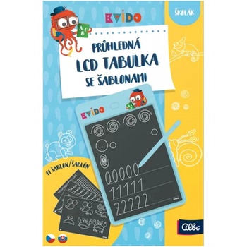 Albi Kvído Průhledná LCD tabulka se šablonami