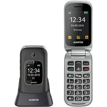 ALIGATOR V650 Senior černo-stříbrná