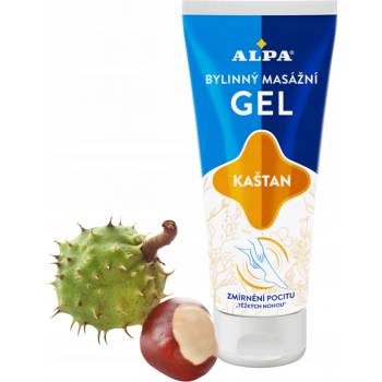 Alpa bylinný masážní gel Kaštan 100 ml