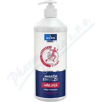 Alpa masážní emulze hřejivá 1000 ml