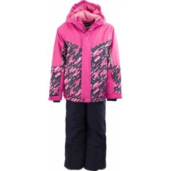 Alpine Pro Pergo dětský lyžařský set růžová