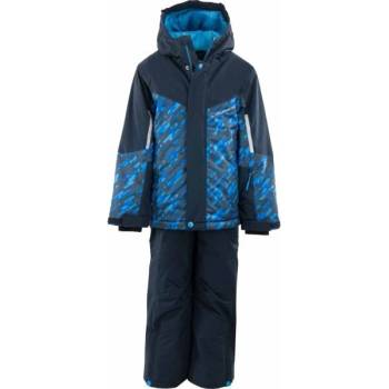 Alpine Pro Pergo dětský lyžařský set tmavě modrá