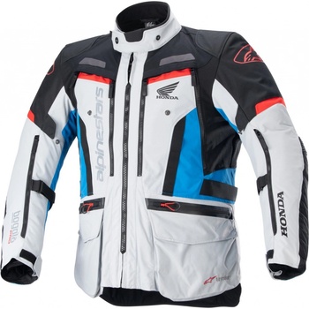 Alpinestars BOGOTA PRO DRYSTAR HONDA světle šedo-červeno-modro-černá