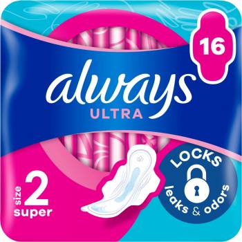 Always Dámské vložky Ultra Super 16 ks