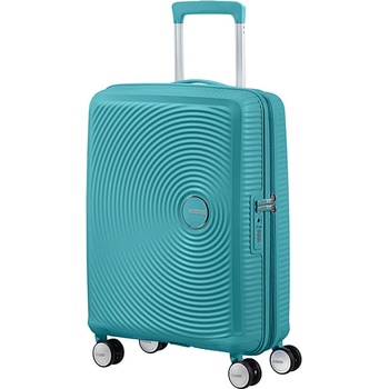 American Tourister Soundbox SPINNER 55/20 EXP TSA Turquoise Tonic 32G001-31 modrá 35,5 l