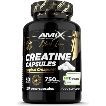 Amix Black Line Creatine Creapure Capsules 120 kapslí