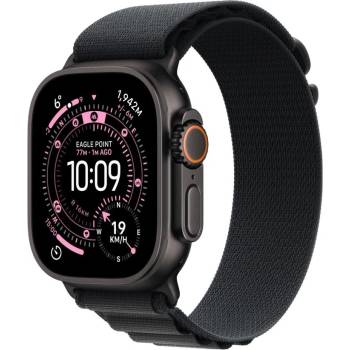 Apple Watch Ultra 3 (2025) 49mm Černý titan s černým alpským tahem L MF0X4QC/A