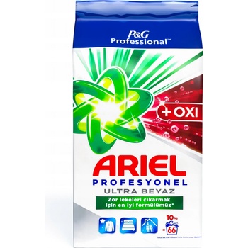 Ariel Professional Ultra OXI prášek na bílé prádlo 10 kg