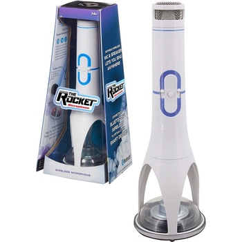 Asmodee mikrofon Singing Rocket Machine bílá