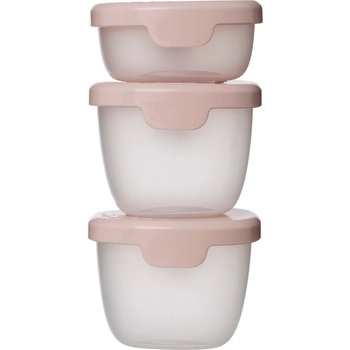 b.box Sada krabiček Snack tubs 3ks růžové