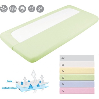 Babymatex Nepromokavé prostěradlo froté s gumou růžové 60x120