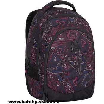 Bagmaster Digital 7 A studentský růžovo modrá