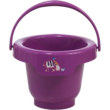 Bébé jou bubble zebra ziggy fialový koupací kyblík