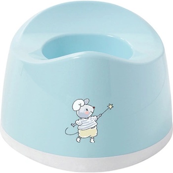 Bébé-jou Nočník oválný Little Mice světle modrý