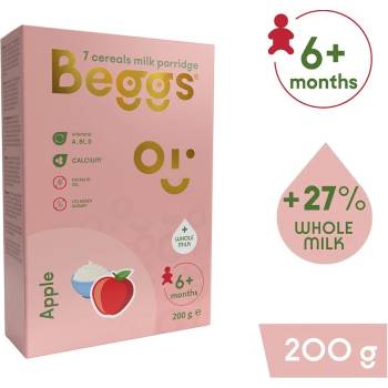 Beggs Mléčná 7zrnná kaše jablečná 200 g