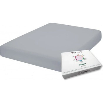 BelnoU Nepropustné hyperprodyšné prostěradlo ECOBEL světle šedé 200x220