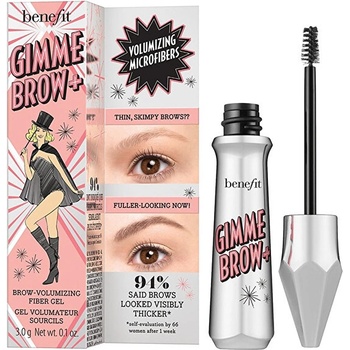 Benefit Objemový gel na obočí Gimme Brow+ Brow Volumizing Fiber Gel 03 Medium Neutral Light Brown 3 g