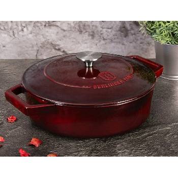 BERLINGERHAUS Pekáč litinový s poklicí 26 cm Burgundy Line
