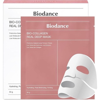 Biodance Bio-Collagen Real Deep Mask - Kolagenová pleťová maska 34g 4 ks