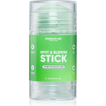 Breakout+aid Spot & Blemish Stick Kaolinová maska na problematickou pleť v tyčince 40 g