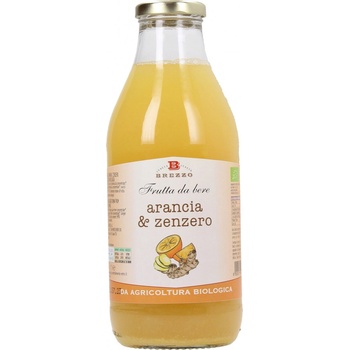 Brezzo Bio pomerančový džus se zázvorem 0,75 l