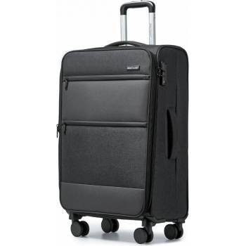 British Traveller Suitcase černá 75L