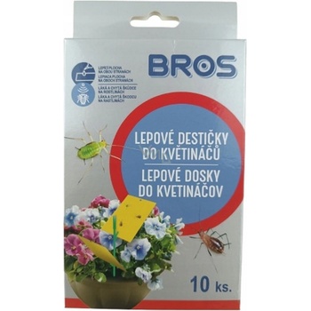 BROS Desky lepové do květináčů 10ks