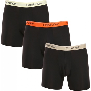 Calvin Klein 3 Pack pánské boxerky černé (NB2570A-GTK)