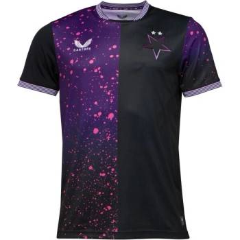 CASTORE SLAVIA PRAGUE AWAY SS SHIRT Pánský fotbalový dres černá