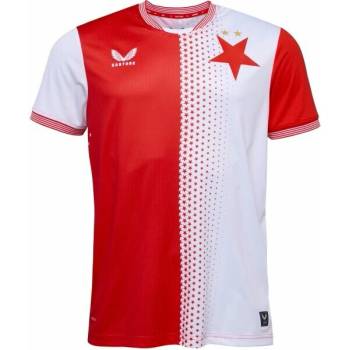 CASTORE SLAVIA PRAGUE HOME SS SHIRT Pánský fotbalový dres červená