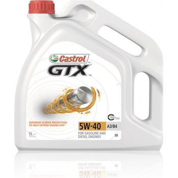 Castrol GTX A3/B4 5W-40 5 l