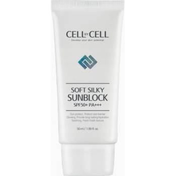 CELL BY CELL - SOFT SILKY SUN BLOCK SPF50+ PA+++ - Hydratační pleťový krém s SPF50+ 50 ml