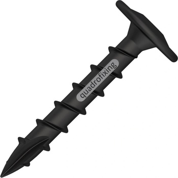 Černý vrut s talířovou hlavou 6-8 mm, Deltacoll® černý