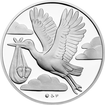 Česká mincovna Stříbrný tolar k narození dítěte 2025 proof 29 g