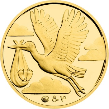 Česká mincovna Zlatý dukát k narození dítěte 2025 proof 3,49 g