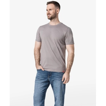 CityZen Agen pánské bavlněné triko s kulatým výstřihem popelavě šedé