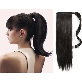 CLIP IN CULÍK 100% LIDSKÉ REMY VLASY 60CM PŘÍRODNÍ ČERNÁ