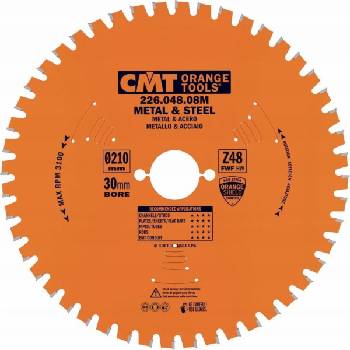 CMT C226 pilový kotouč na železo - D210x30 Z48
