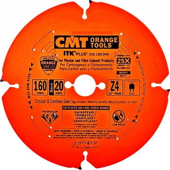 CMT C236 pilový kotouč na cementotřískové desky - 160x20 Z4