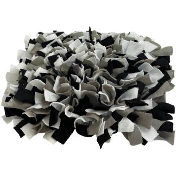 Čmuchací koberečky BAREVNÝ TERČ ČERNO BÍLO ŠEDÝ 30 x 30 cm