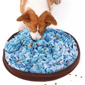 ČMUCHACÍ KOBEREČKY Čmuchací kobereček hustý s protiskluzem Modrý 42 cm