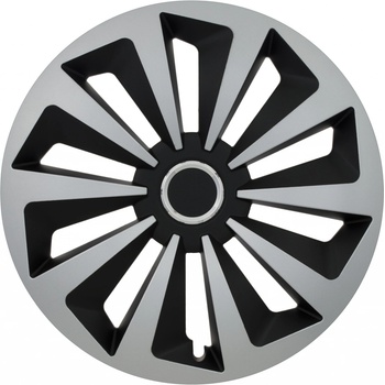 Compass Fox Ring Silver Black 15