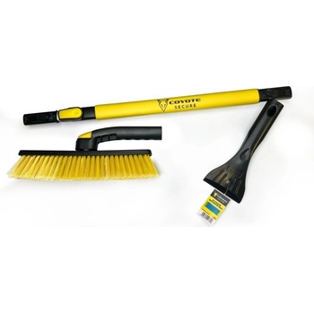 COYOTE SECURE Škrabka se smetáčkem a teleskopickou rukojetí 91-130 cm CY-513758