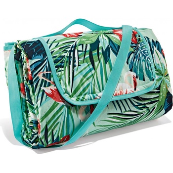 CRIVIT Pikniková deka XXL 200 x 200 cm tropická